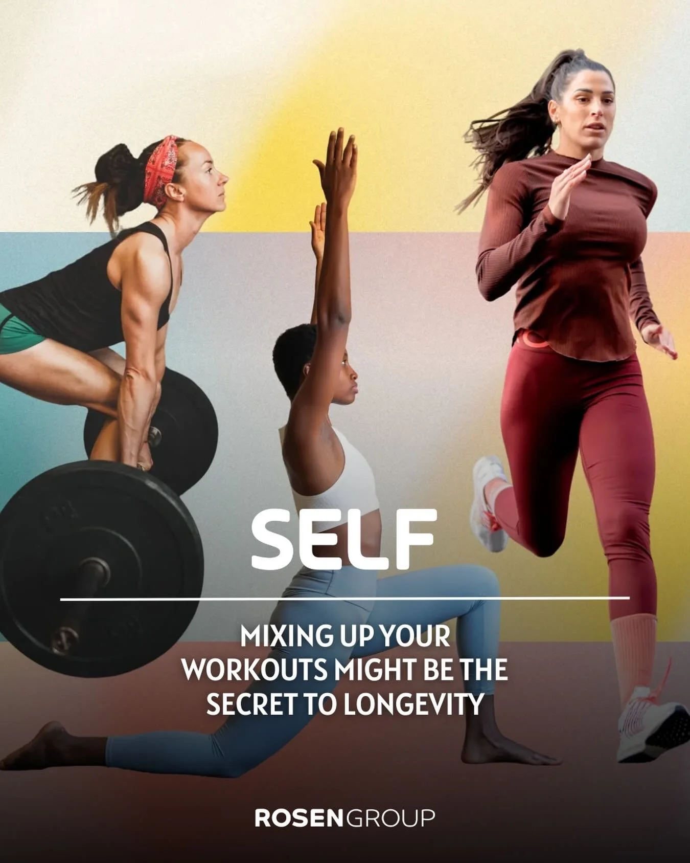 Mixing up your workouts may be the real key to longevity 💪

A new study featured in @selfmagazine found that people who engage in a variety of physical activities live longer &mdash; even if they don&rsquo;t work out more.

We&rsquo;re proud to see 