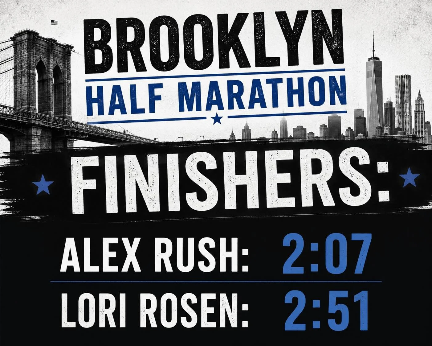 Congrats are in order for two RG team members who crossed the finish line at the #RBCBrooklynHalf this past weekend! We are so proud of you, Alex and Lori! 👏
