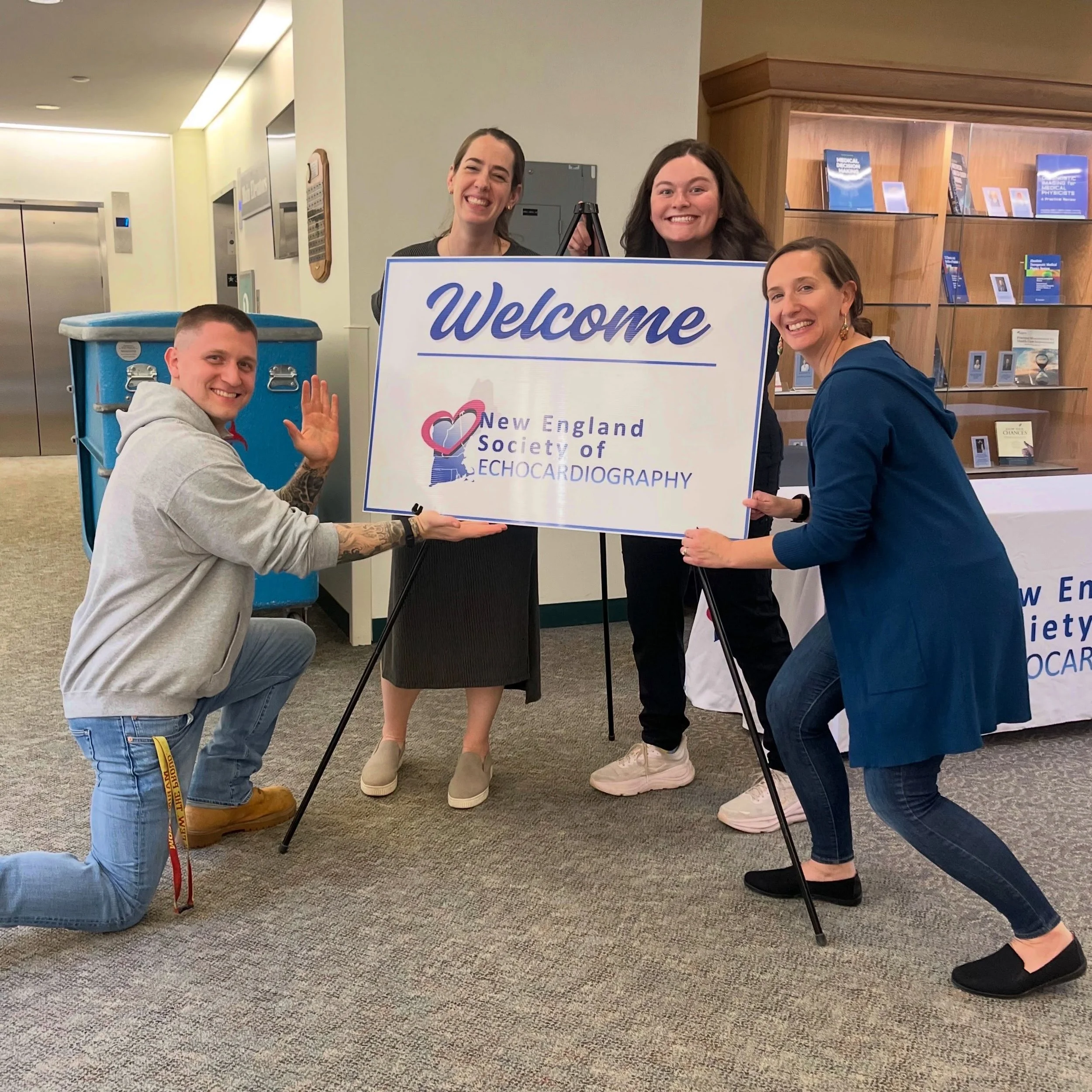 &rsquo;Twas the night before the conference, when all through the hall,
Not a transducer was pulsing, no Dopplers at all&hellip;

Fortunately the NESE has some great in house help at @dhmcandclinics prepping for the conference tomorrow! Things are lo