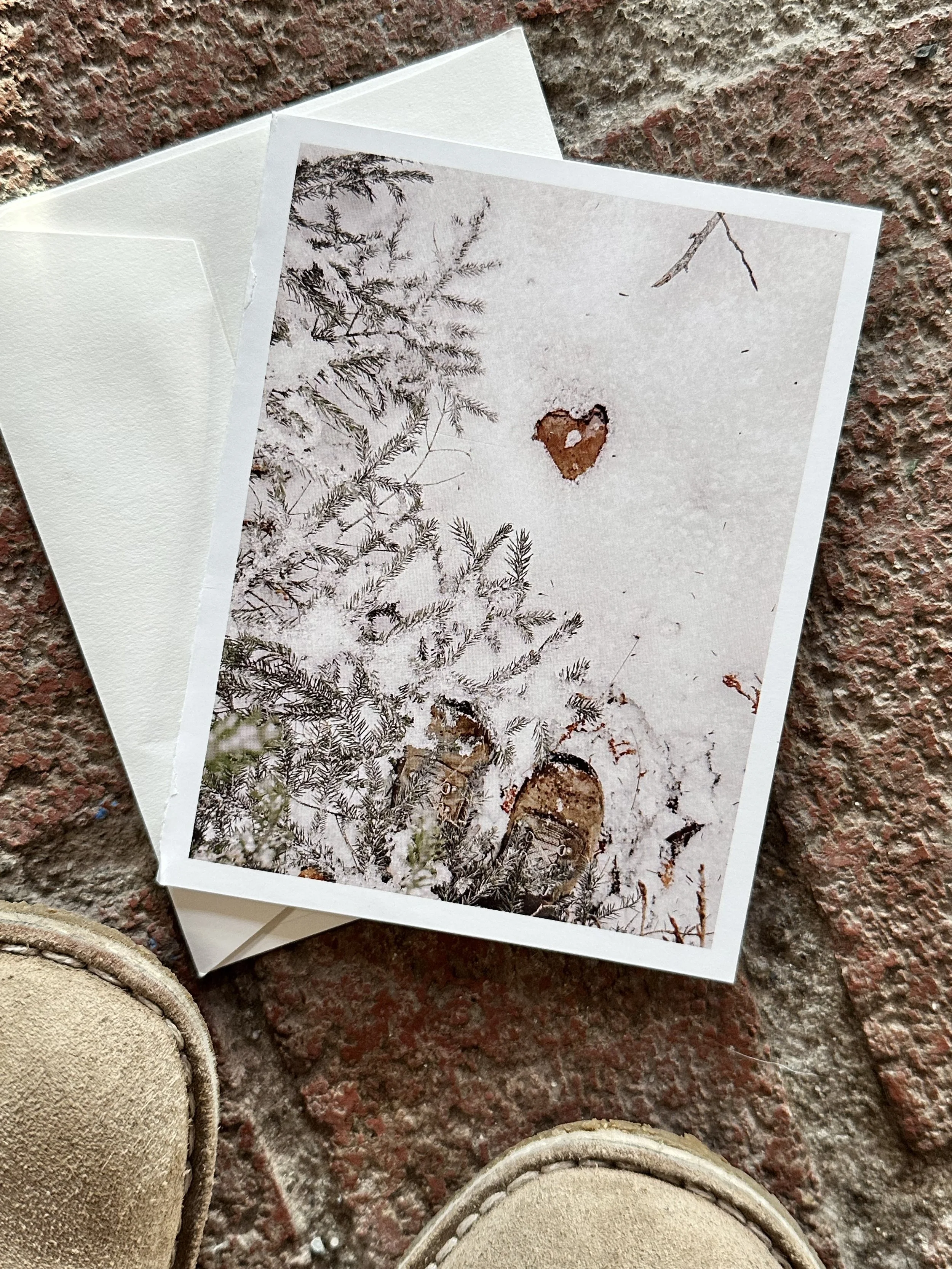 Held in the Snow Notecard