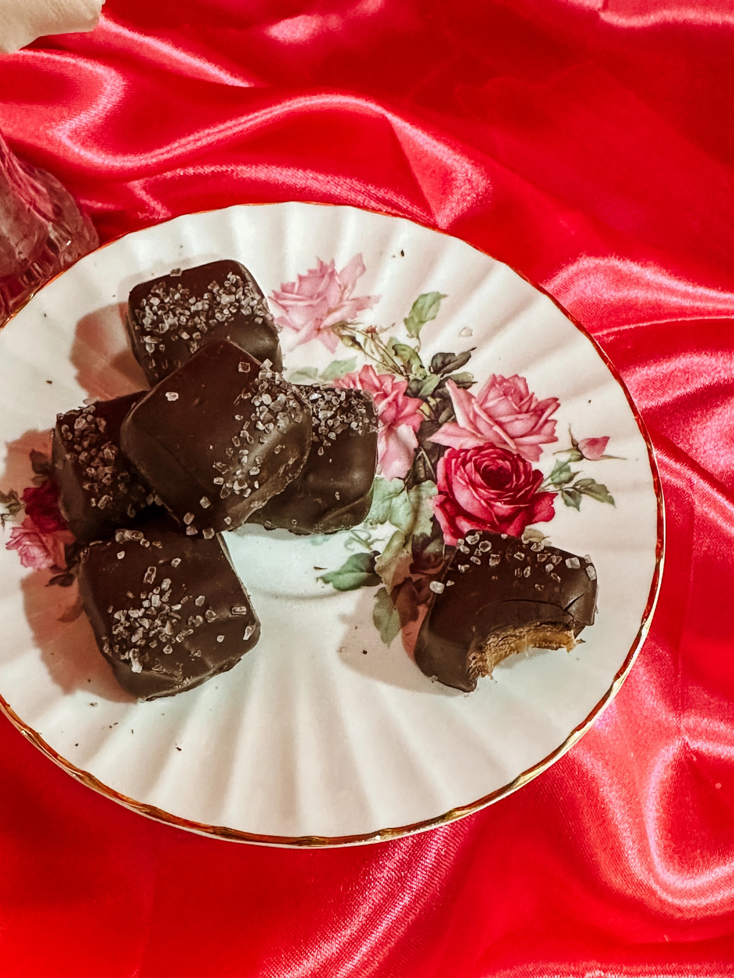 Dark Chocolate Sea Salt Caramels (6-pack)