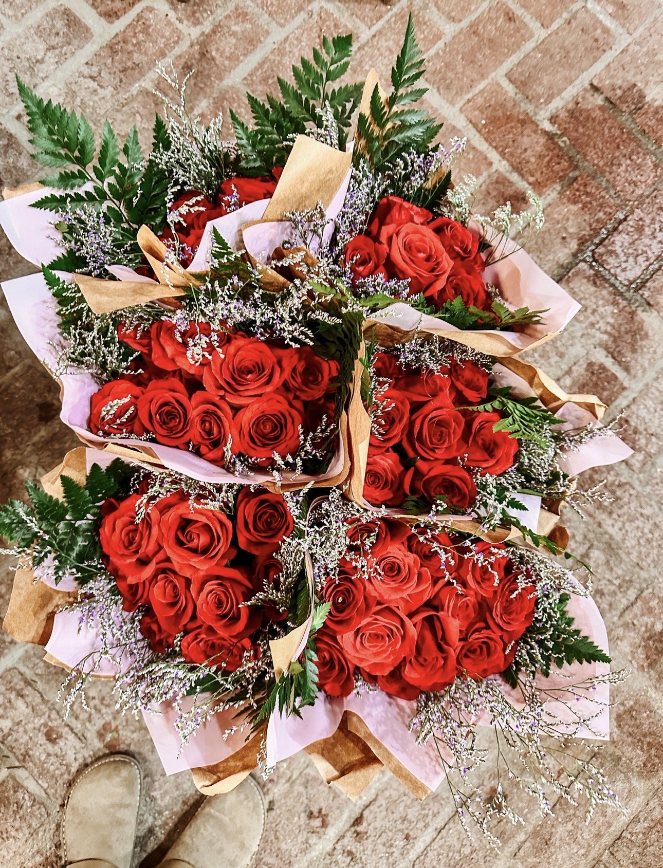Forever in Red- cut bouquet