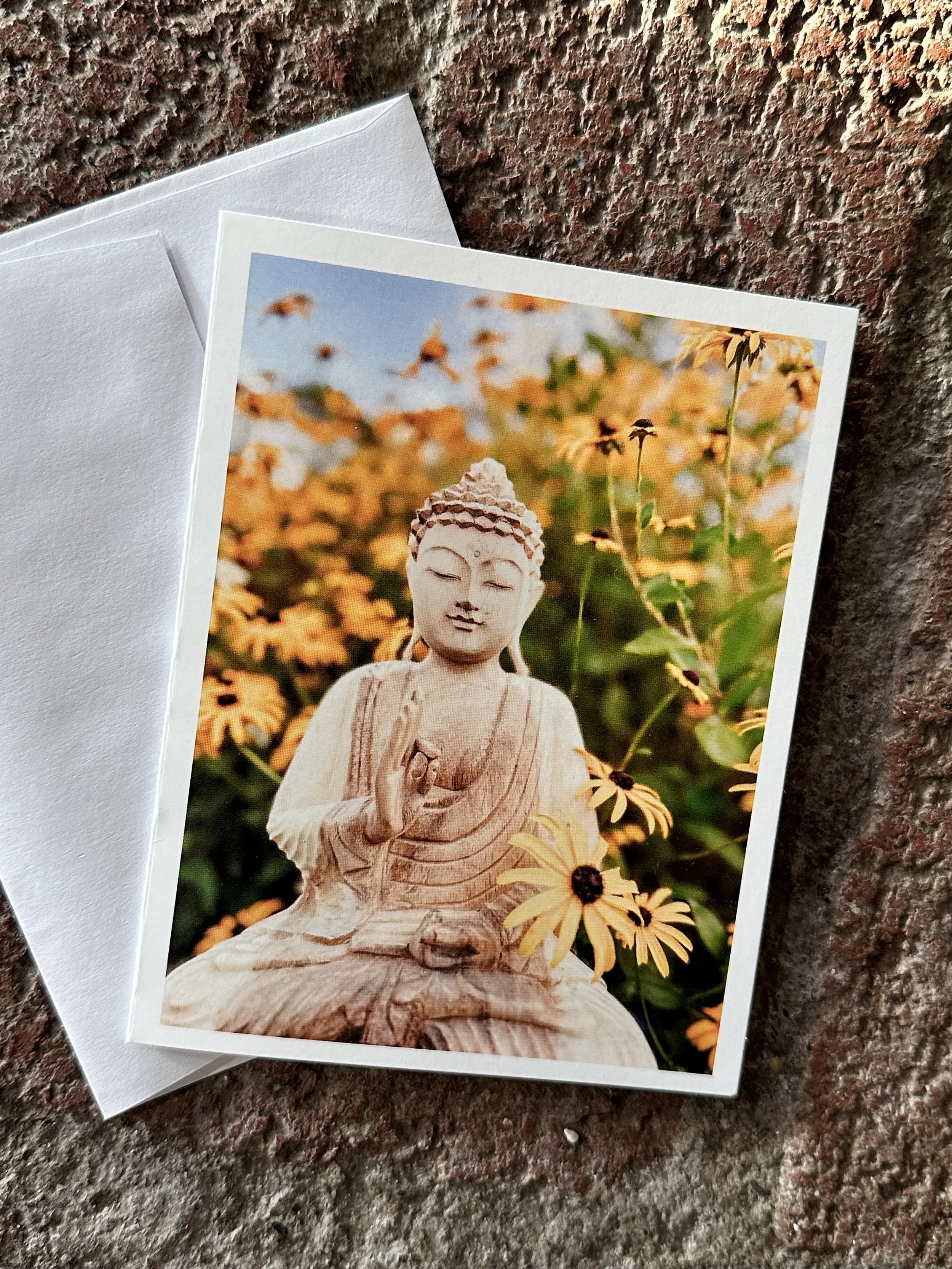 Buddha Photography Note card