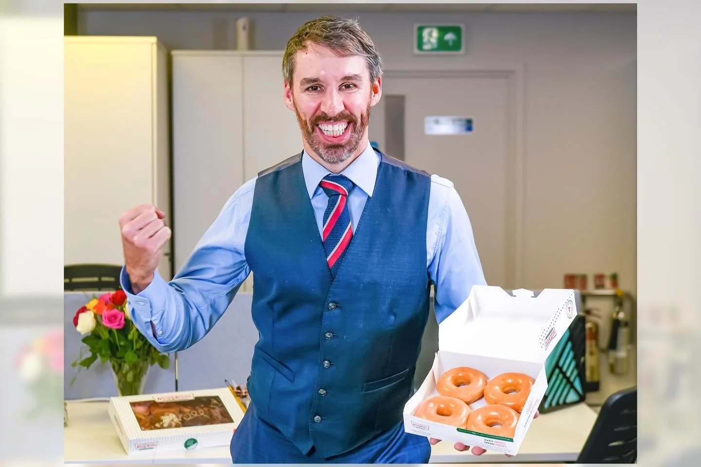 Throwback to June 2024, when I shot my first national PR job through Solent.

Krispy Kreme launched a corporate office deal in the lead-up to the Euros that summer. Being thrown in at the deep end and navigating the pace and expectations of a high-pr