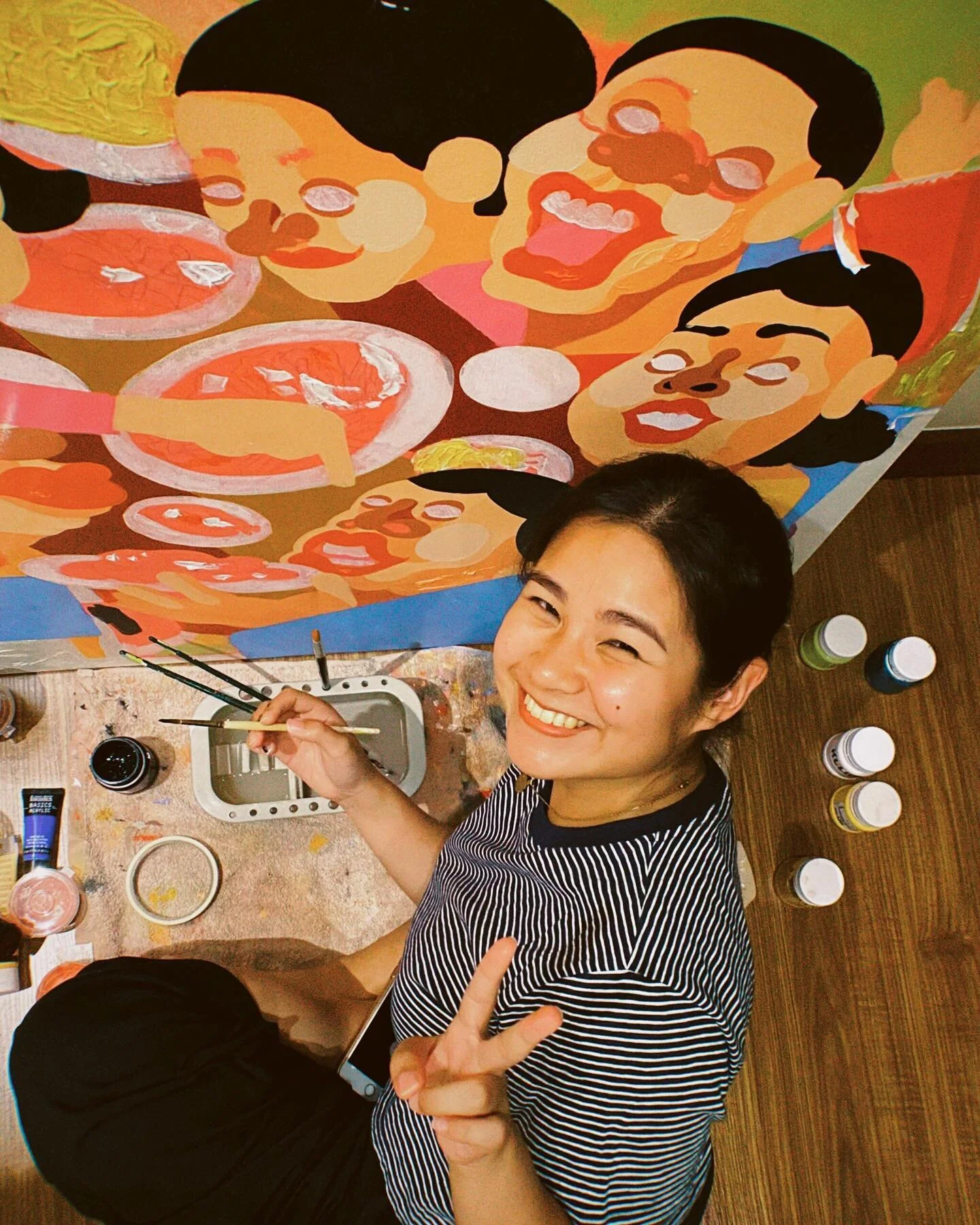 Wip it wip it wip it ✌️😃
.
.
.
.
.
#artph #acrylicpainting #acryliconcanvas #contemporaryart #artistsoninstagram #artistatwork #artistinstudio #wip #studiowip #painter #jillarteche