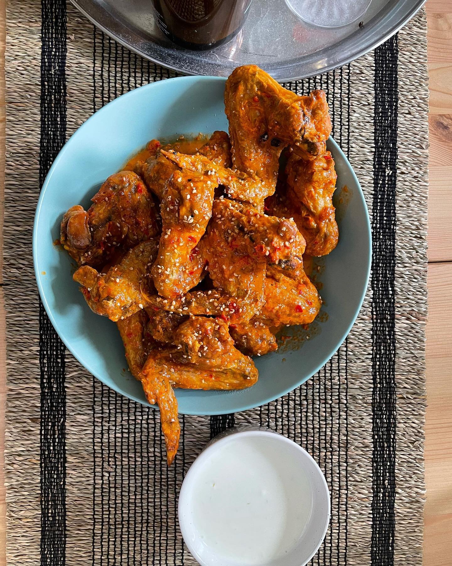 Hot sauce and wings is about as iconic as a food pairing gets, (or cauliflower wings if you&rsquo;re so inclined).

Mixing 50:50 Onsen Hot Sauce with melted butter makes a killer buffalo sauce. Sprinkle with sesame seeds and serve alongside a zesty c