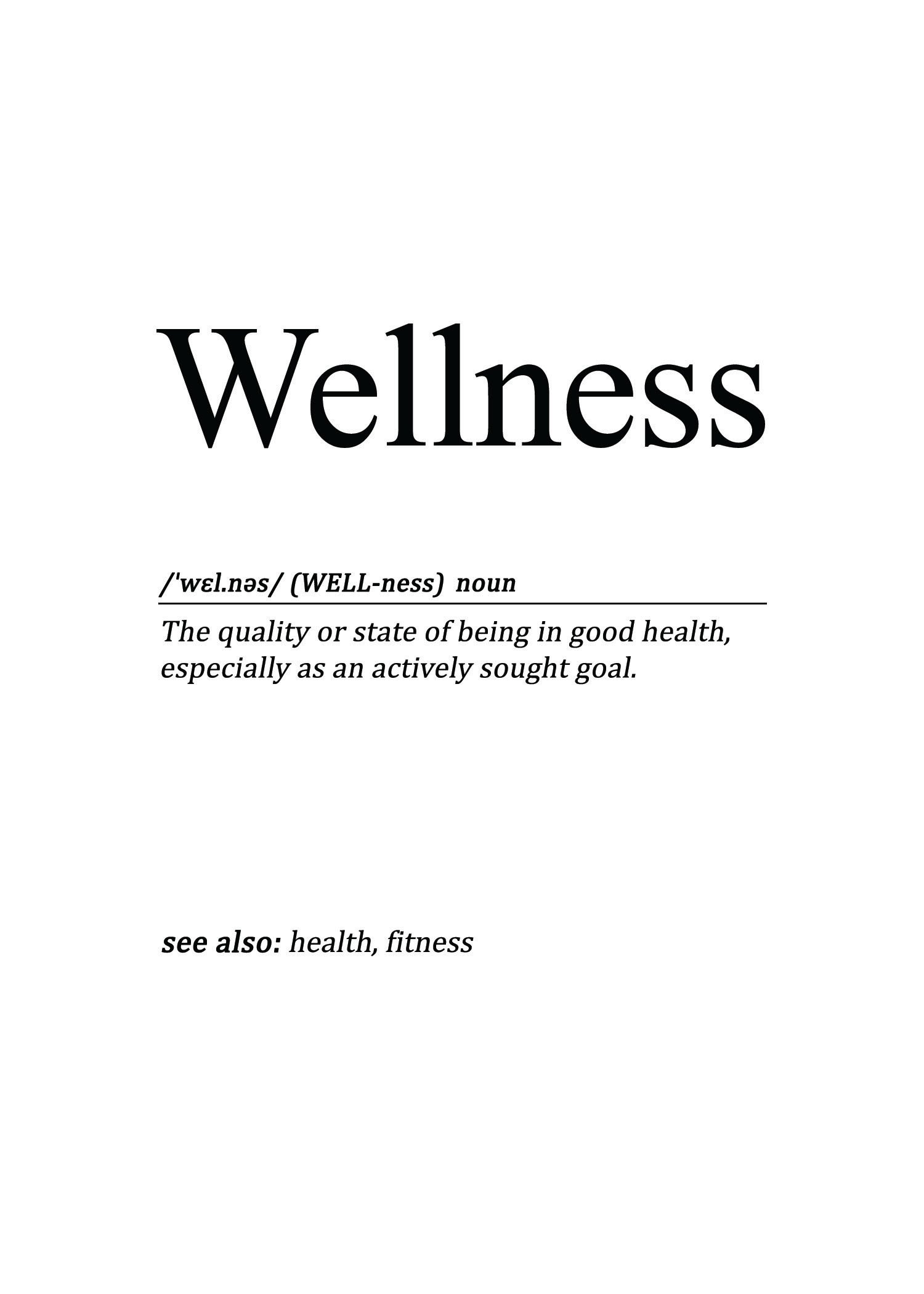 Wellness Frame