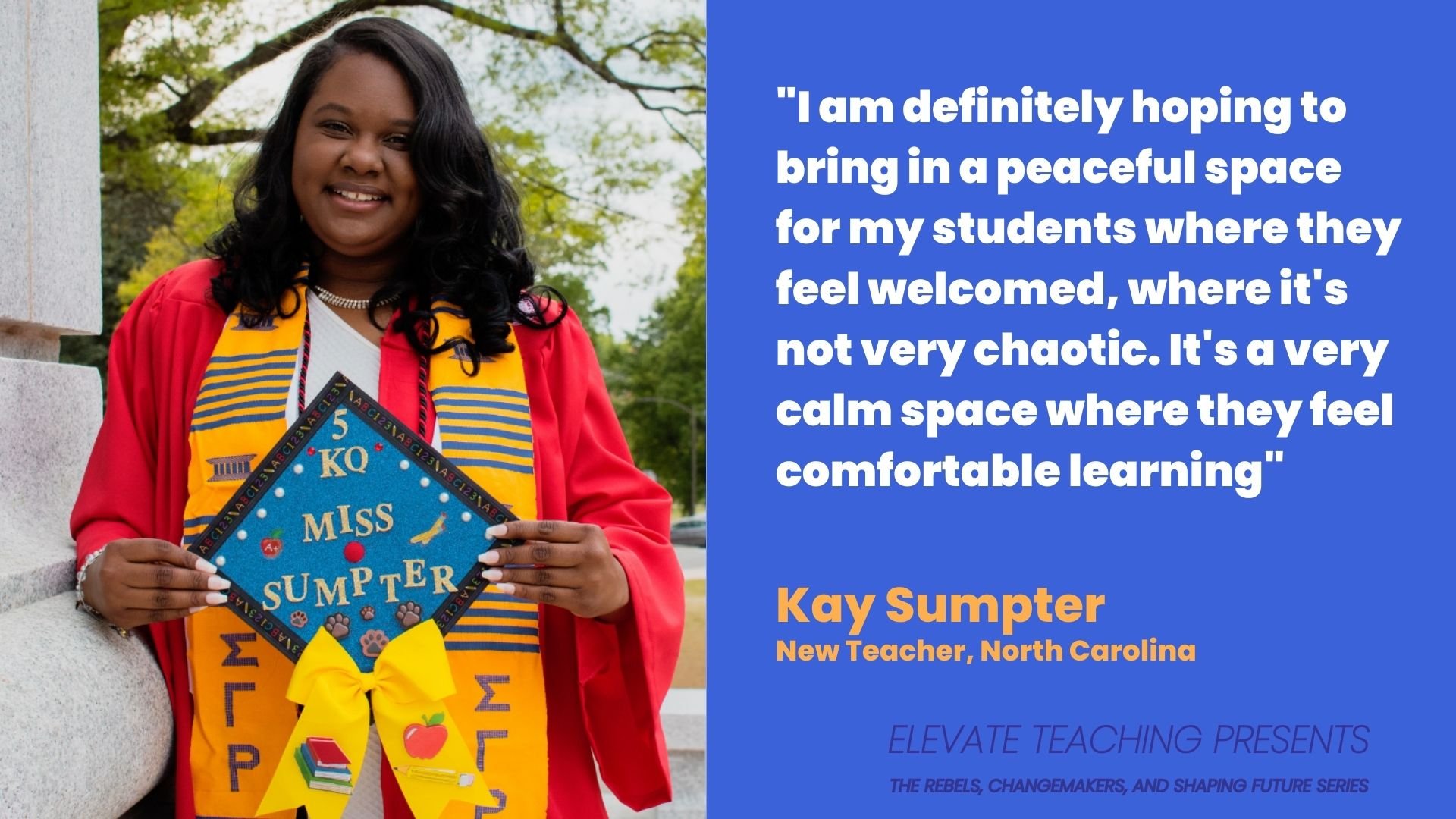 New Teacher Hopes to Encourage Others to Enter the Teaching Profession