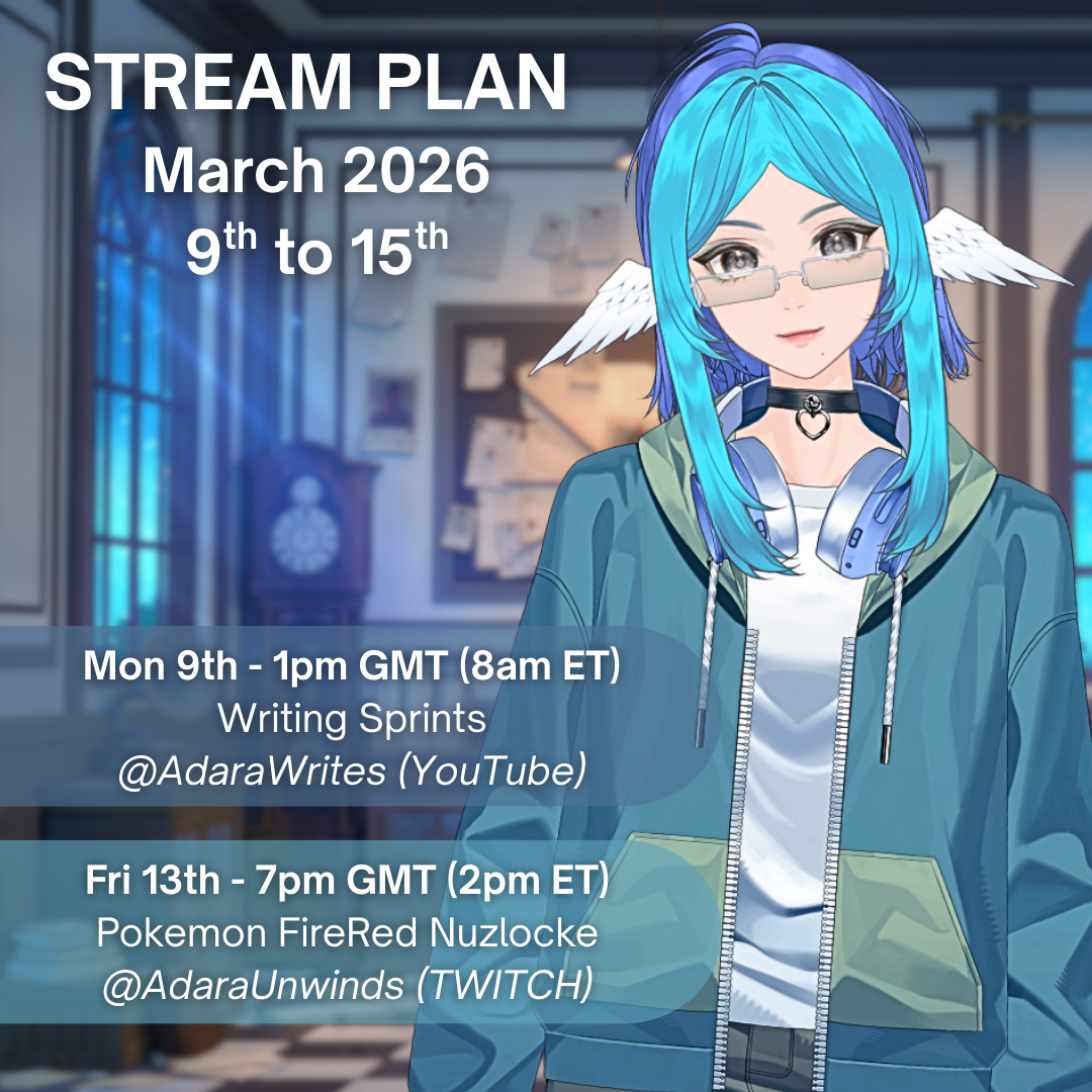 Stream Schedule Week: Mon 9th March 2026