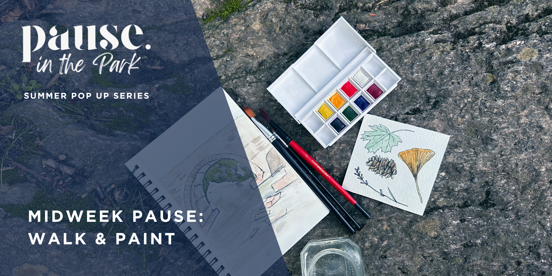 Midweek Pause: Walk & Paint in Wissahickon
