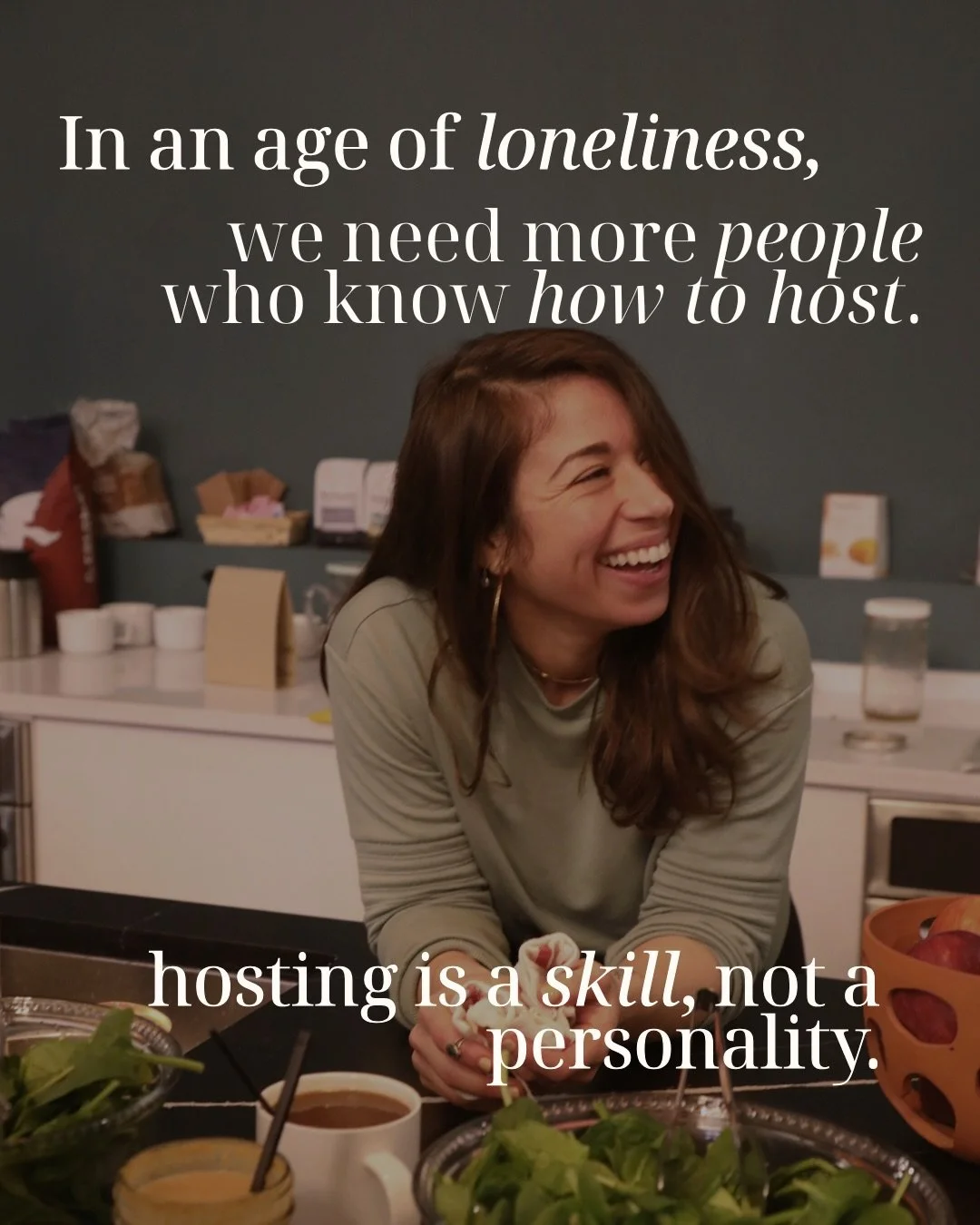 Hosting isn&rsquo;t about being &ldquo;good with people.&rdquo; It&rsquo;s about learning how to hold them (and yourself) with care.

If you&rsquo;ve felt the pull to bring people together, you&rsquo;re not imagining it.

I&rsquo;ve created a space t