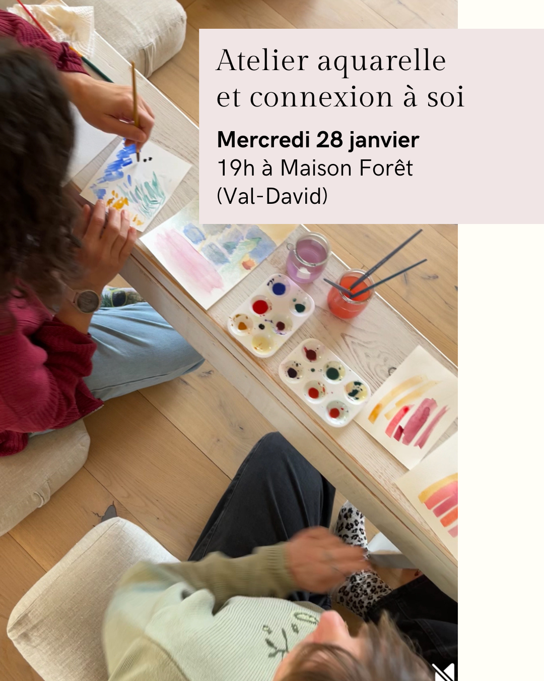 Atelier création intuitive - Val-David - 28 janvier 2026