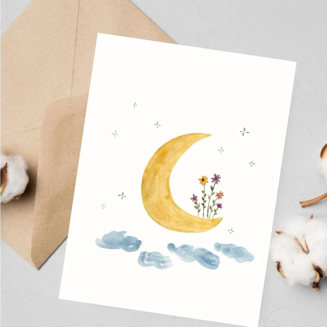 Carte Jardin de lune