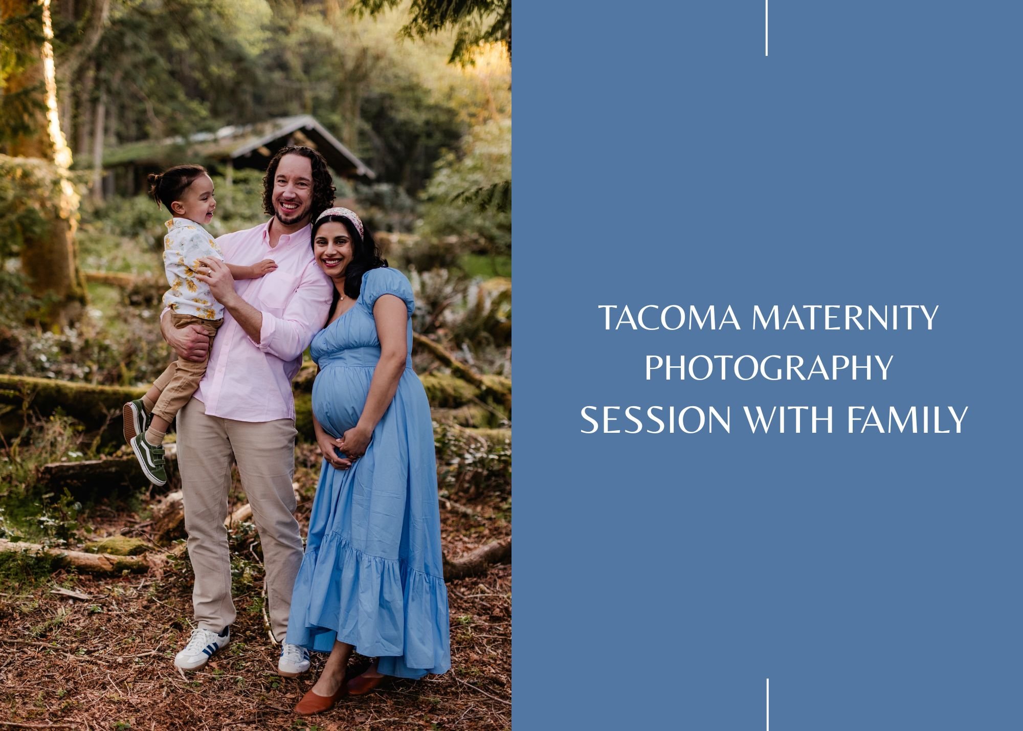 Tacoma Maternity Photography Session with Family