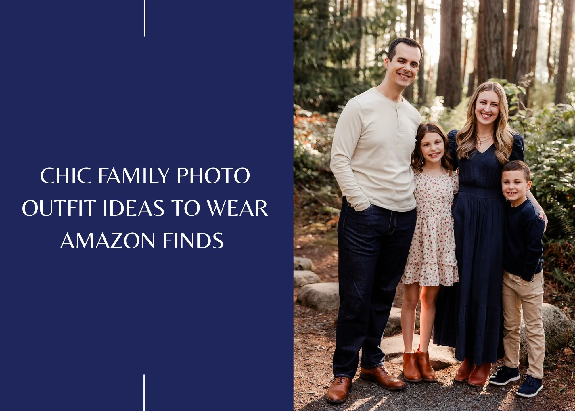 Chic Family Photo Outfit Ideas to Wear from Amazon