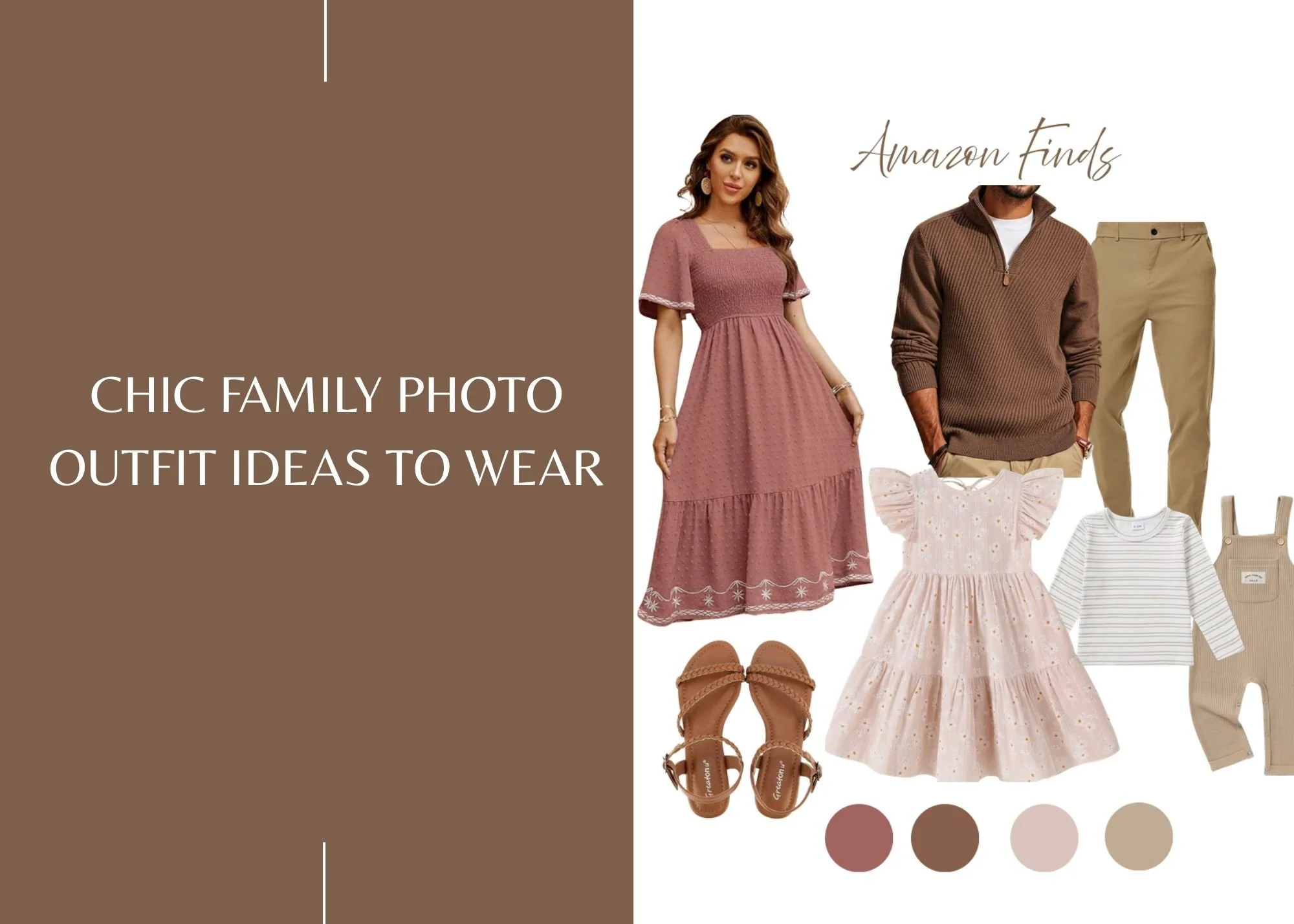 Chic Family Photo Outfit Ideas to Wear from Amazon