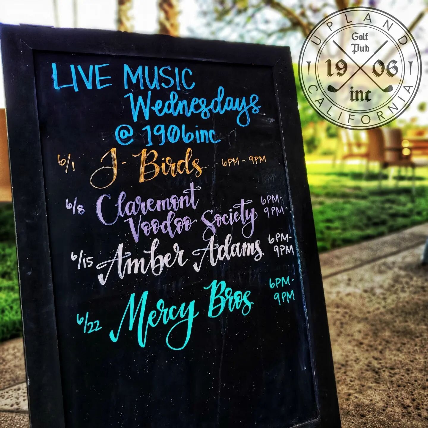 🎵Live Music Wednesday🎵 June lineup
&bull;
&bull;
&bull;
Join us tomorrow for Claremont Voodoo Society from 6pm-9pm!!!
&bull;
&bull;
&bull;
#junelineup #livemusicwednesday #livemusiclineup #livemusicwednesdays #livemusic #barmusic #musiconthepatio #