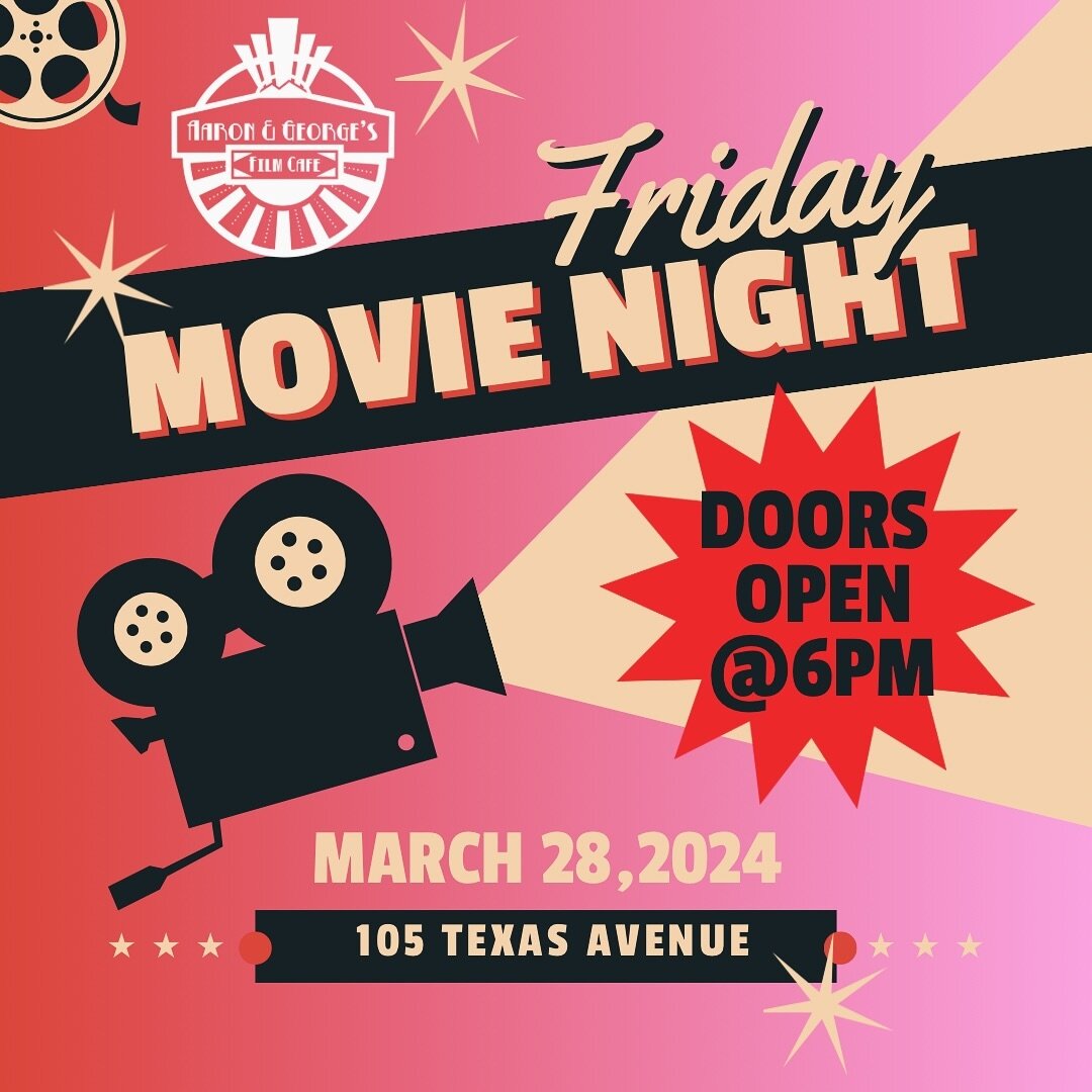 We had a late evening on Thursday so we&rsquo;ll be opening up late on March 29 for a special movie night. Doors open at 6pm and films start at 7pm and 9pm!  Check out our story for film picks.