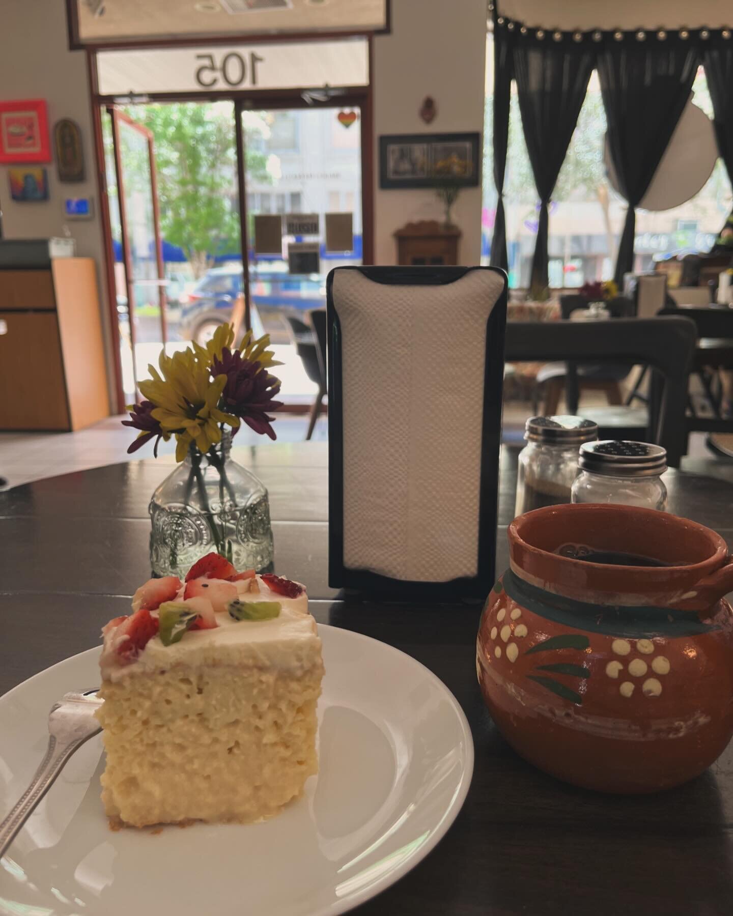 Fernanda&rsquo;s amazing Tres Leches cake. Don&rsquo;t deny yourself of this treat.