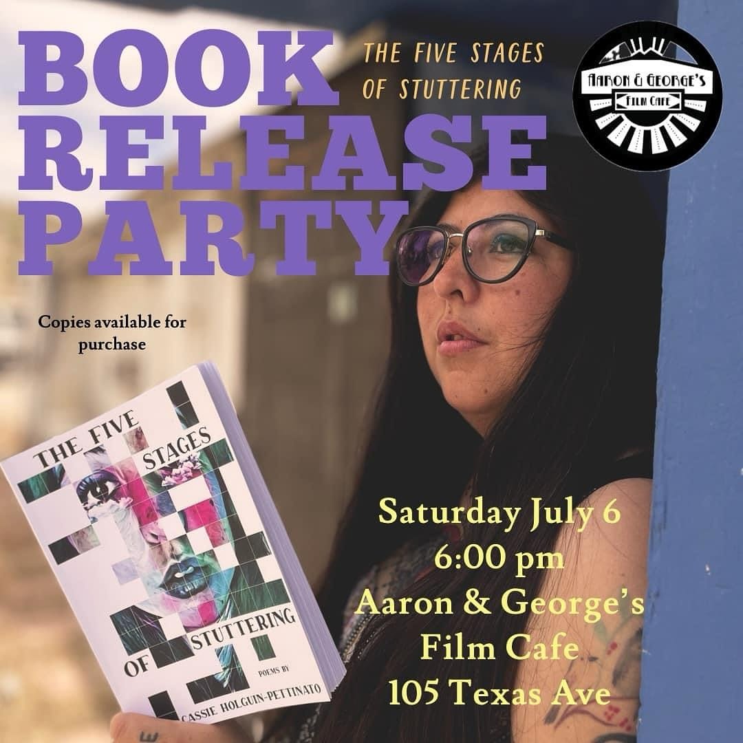 Join us to celebrate the release of Cassie Holguin-Pettinato&rsquo;s @lapoeta915 book release today at 6pm!
