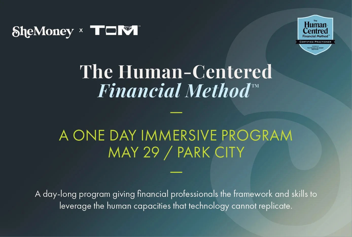Human-Centered Financial Method™ A One-Day Immersive Program&nbsp;