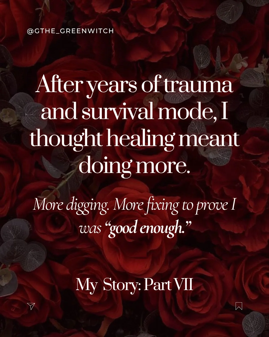 There comes a moment in every healing journey where the old way just&hellip; stops working.

After years of digging, processing, analyzing, fixing &mdash;
❌ I realized I wasn&rsquo;t healing.
I was just finding more proof that I wasn&rsquo;t &lsquo;e