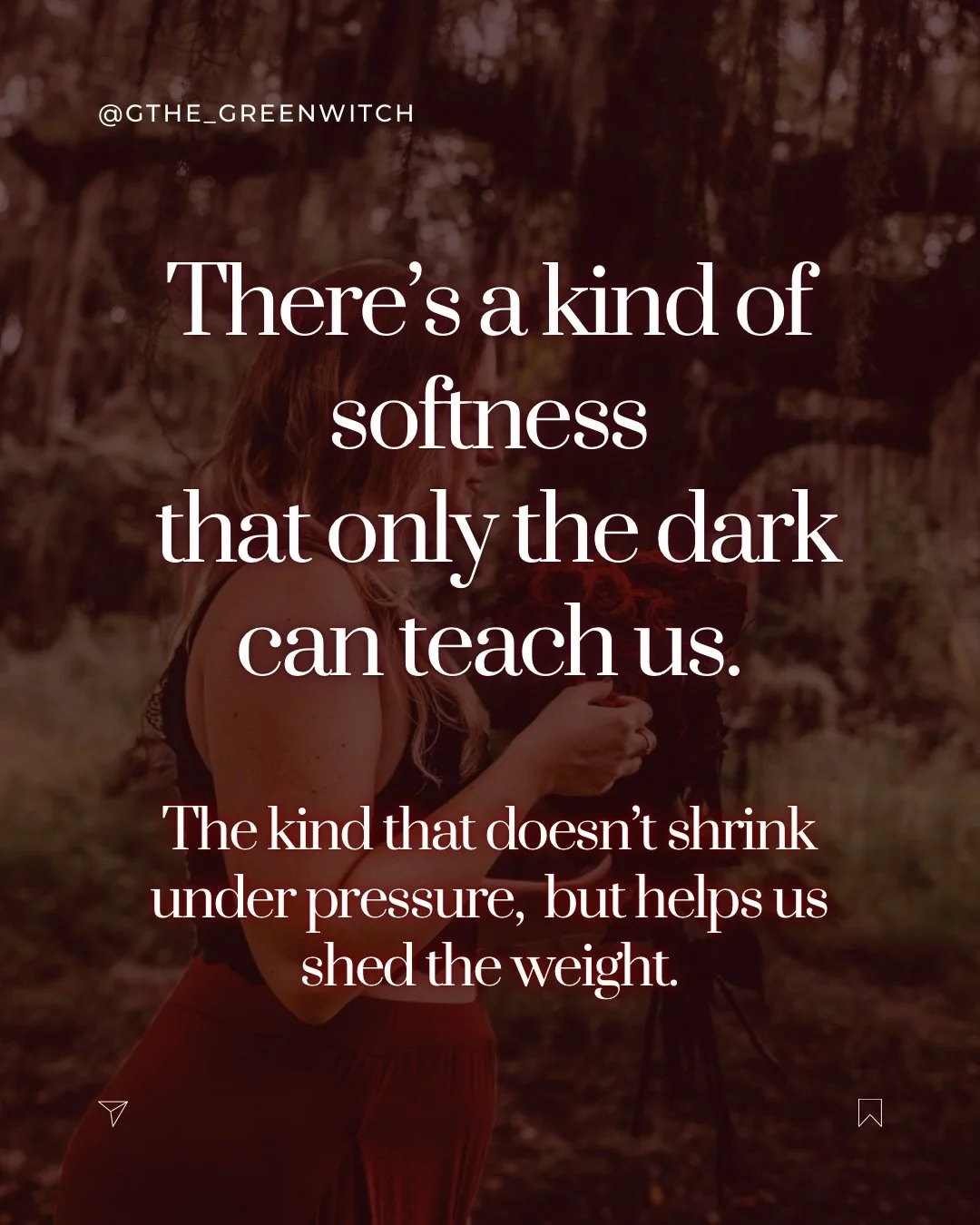 You&rsquo;ve been strong long enough.

Bracing. Numbing. Pushing through.

But what if this season isn&rsquo;t asking for your strength but your softness? 🌹

Not the sweetness-for-approval kind.
The ancient kind.
The kind that knows how to sit in th