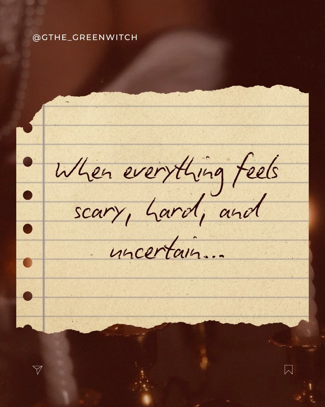 When everything feels uncertain&hellip;

Return to your breath.
Return to your body.
Return to the quiet, unwavering part of you that still believes in the light. 🕯️✨

Tomorrow night, I&rsquo;m holding sacred space for those in a season of stretch, 