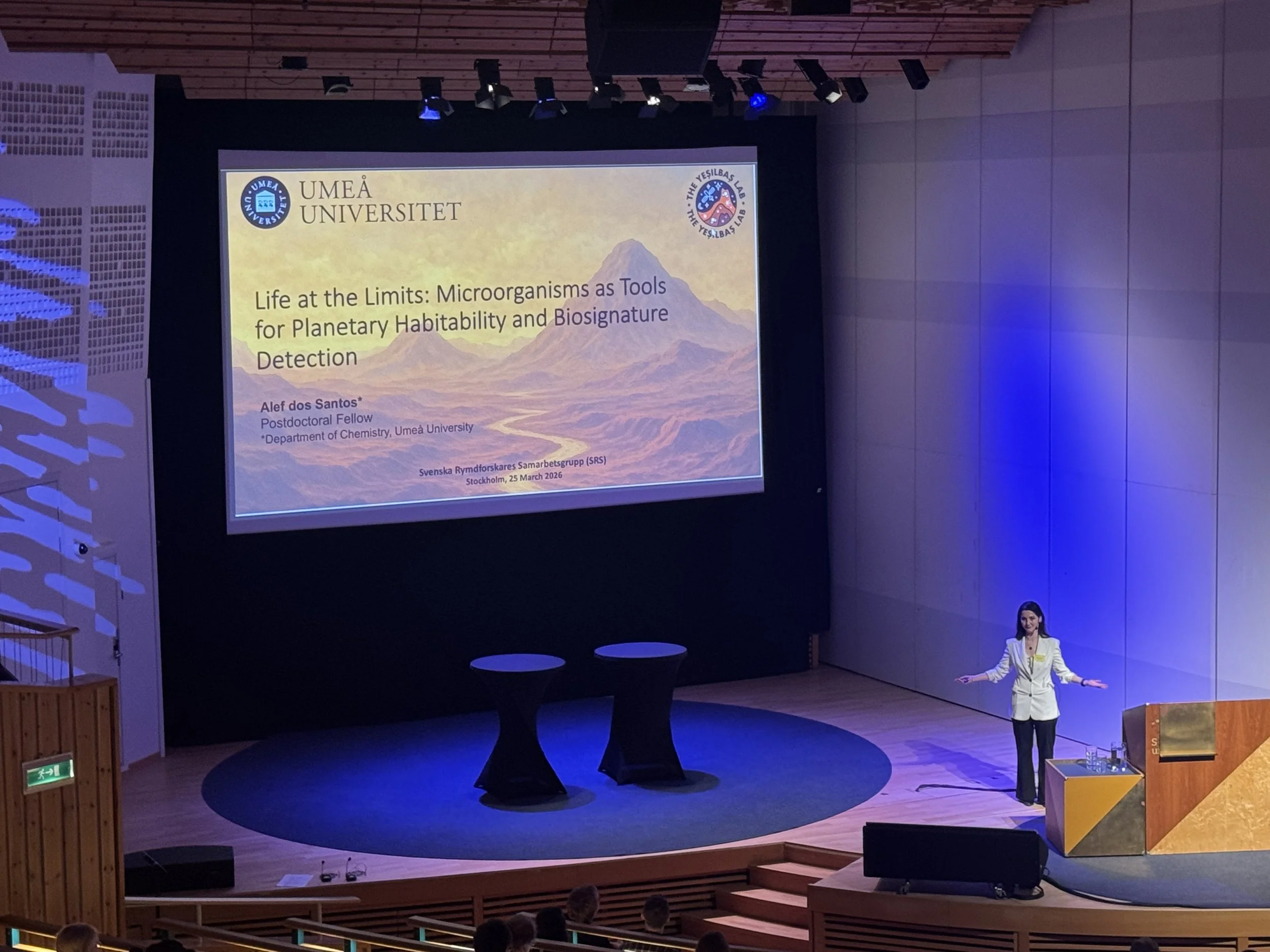 Yeşilbaş Lab at the Swedish Space Researchers' (SRS) 2026 Meeting!