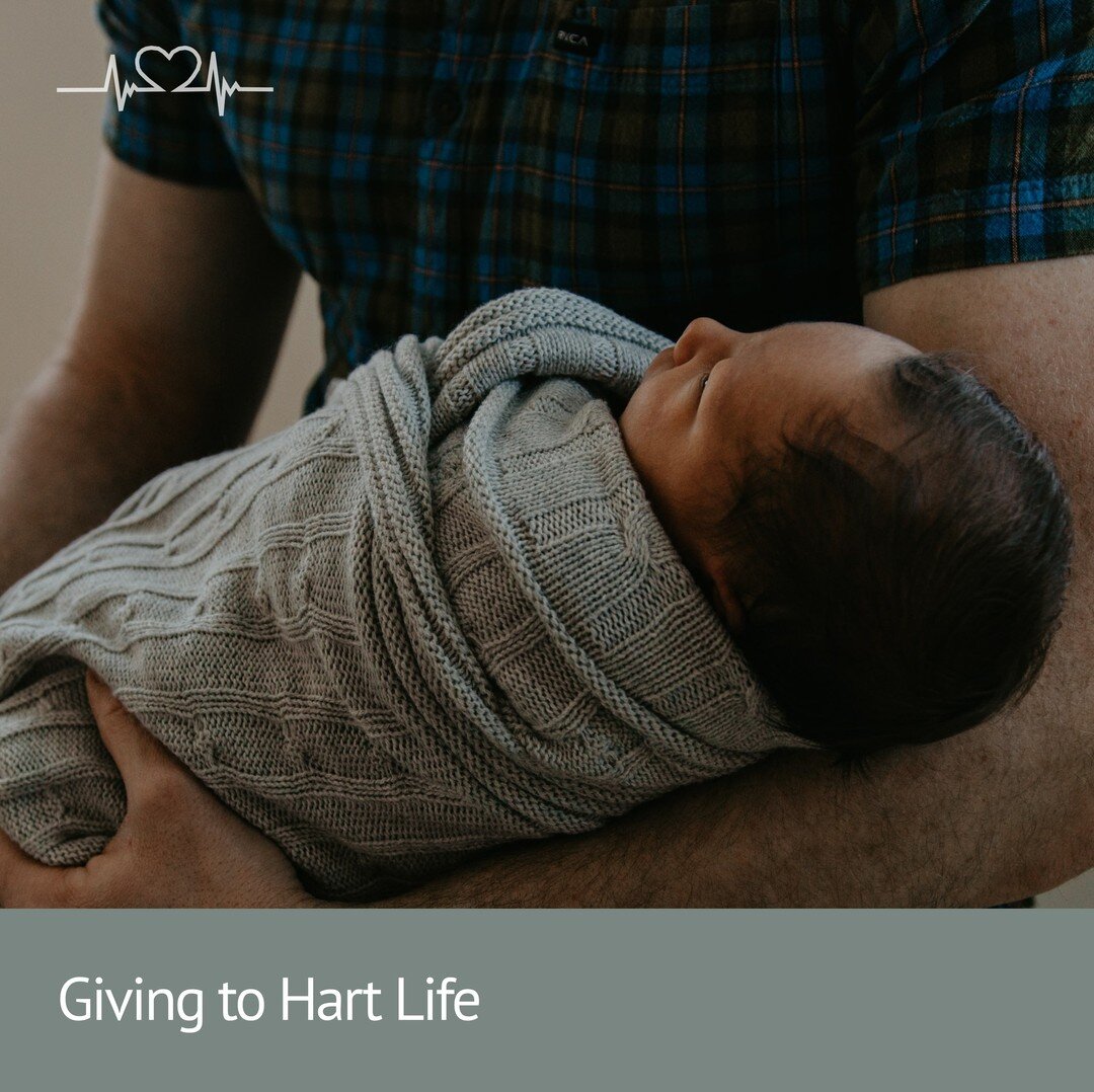 Giving monthly can make the biggest impact on Hart Life! With your monthly tax-deductible donation, you'll help keep life-changing services available to young women, rescue preborn babies from abortion, equip families to impact culture and support fa