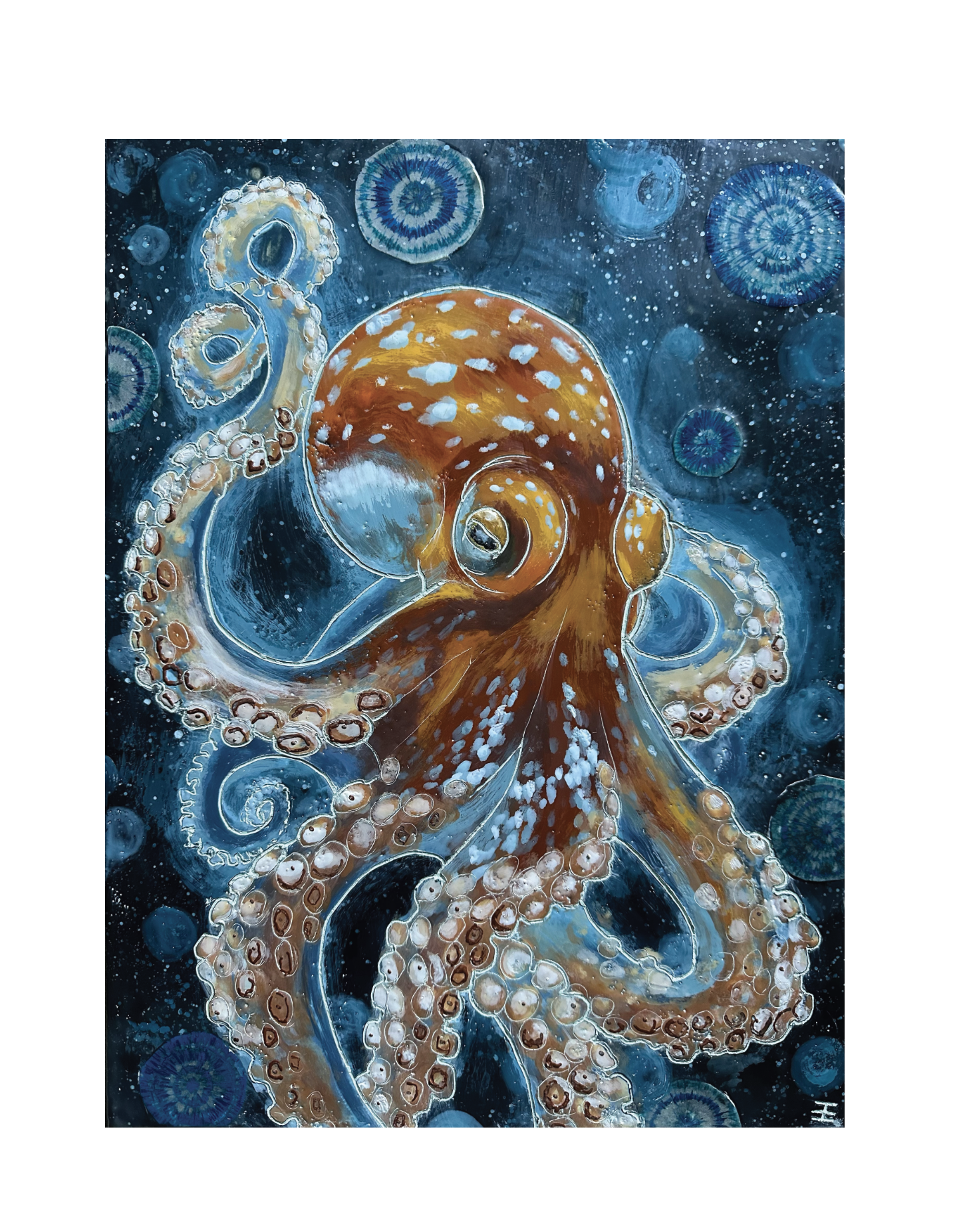 Orange Octopus
