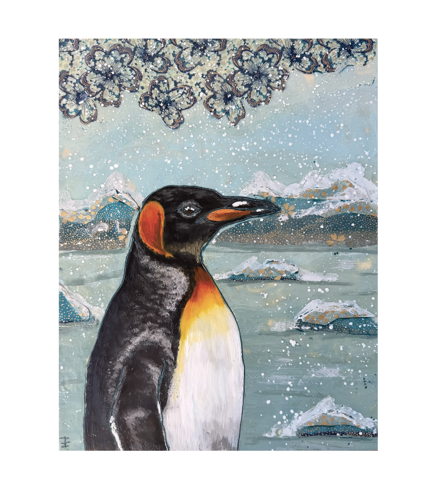 Snowy Penguin