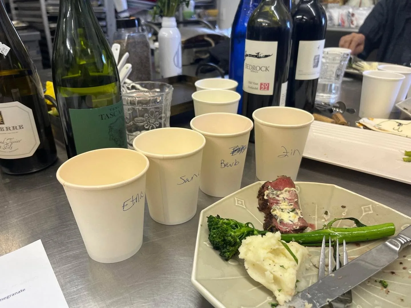 Fun tasting at the kitchen today