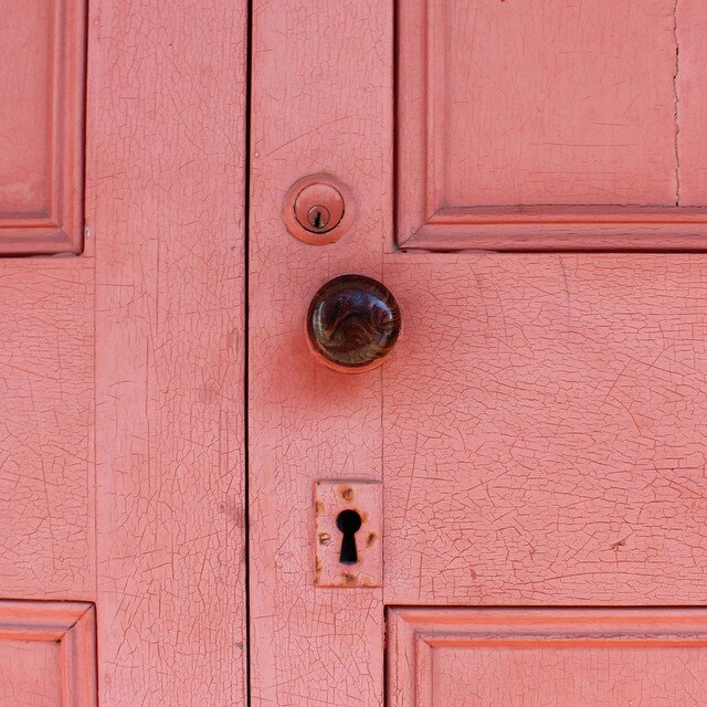 #vintage #pink #door #colorcharted #popyacolour #ruralamerica
