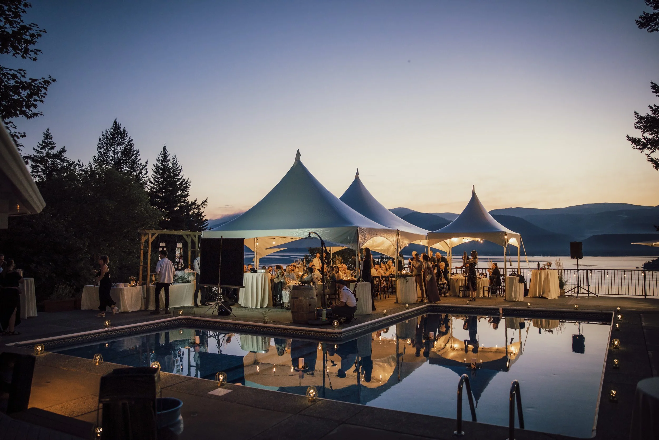 Poolside Reception