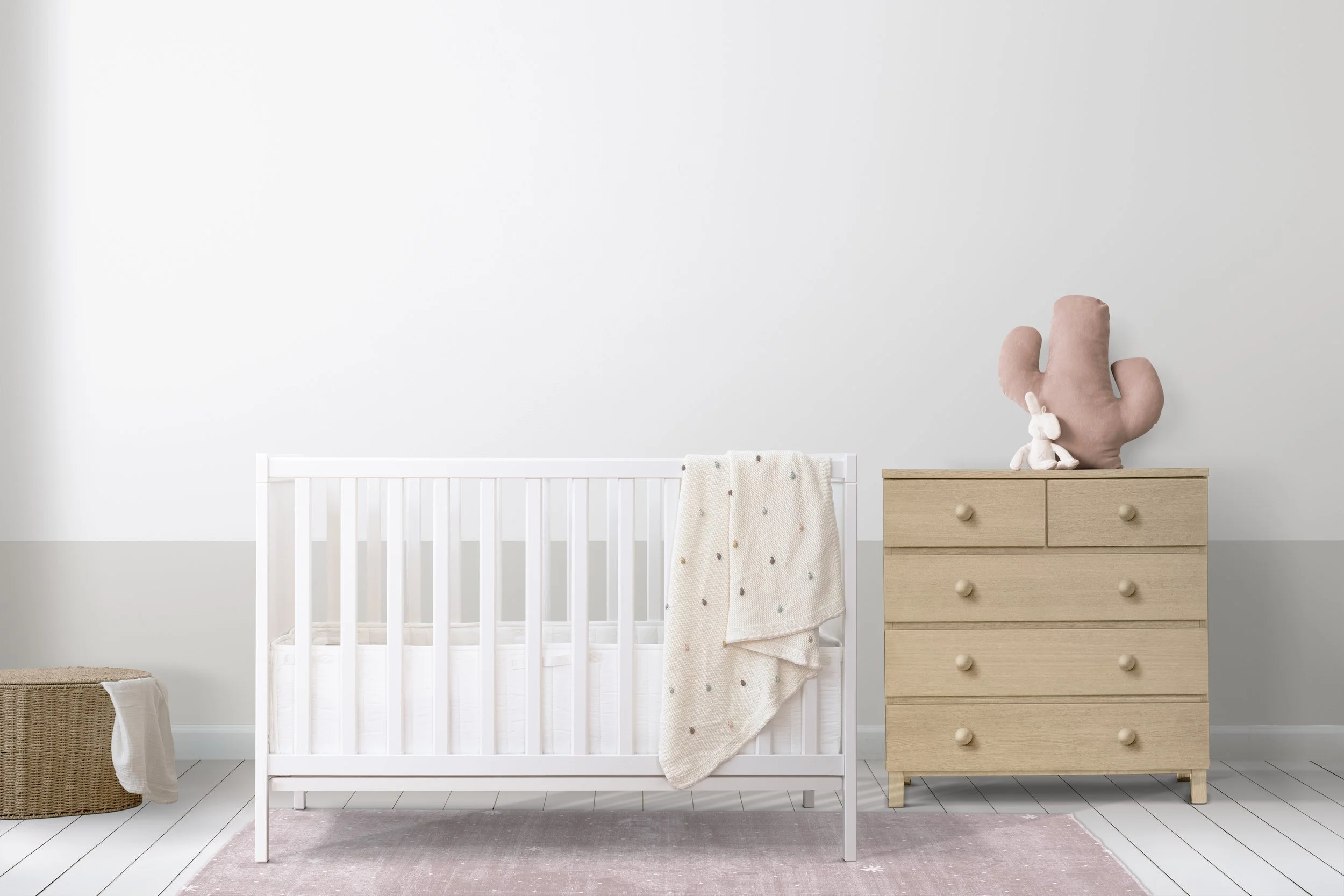 Southern California Newborn Care Specialist and doula showing a safe, organized nursery setup for newborn preparation.