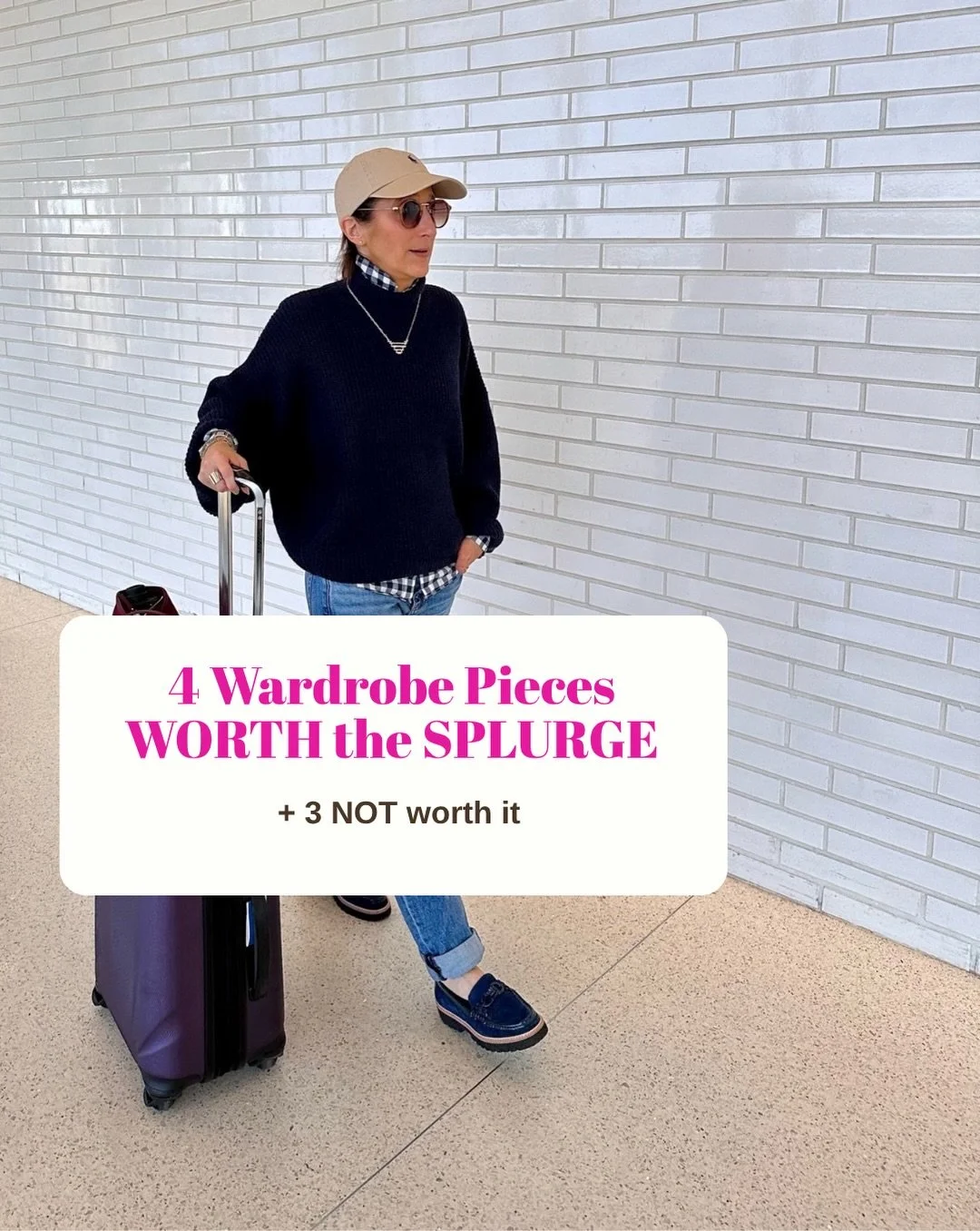 Where I SPLURGE +
Where I SAVE
Good travel + everyday pieces in midlife
💖
Comment MIDLIFE STYLE for a DM with the link {it&rsquo;s nice to have options}
 ⬇ 
https://liketk.it/6oPy9