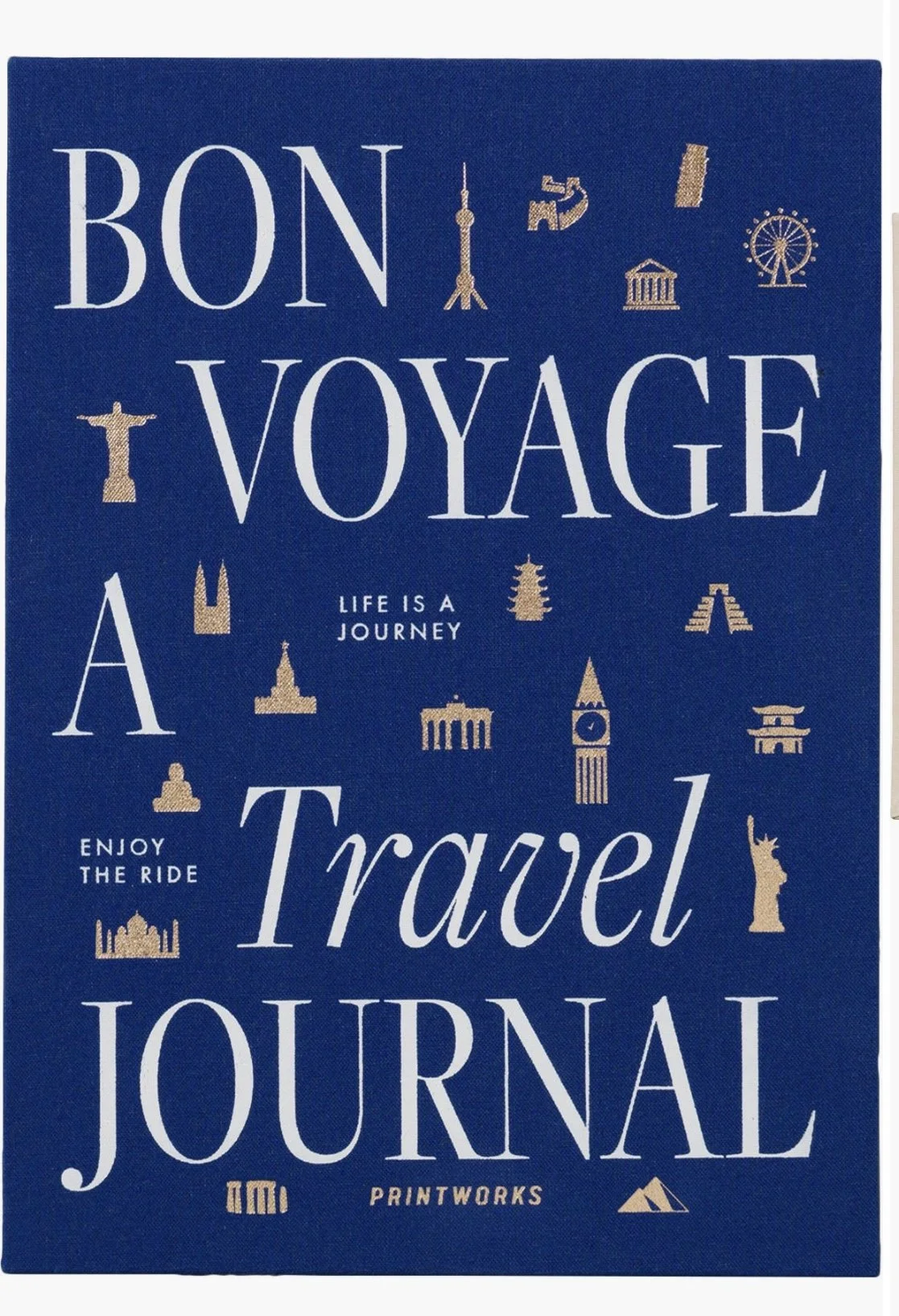 Bon Voyage, travel journal, book
