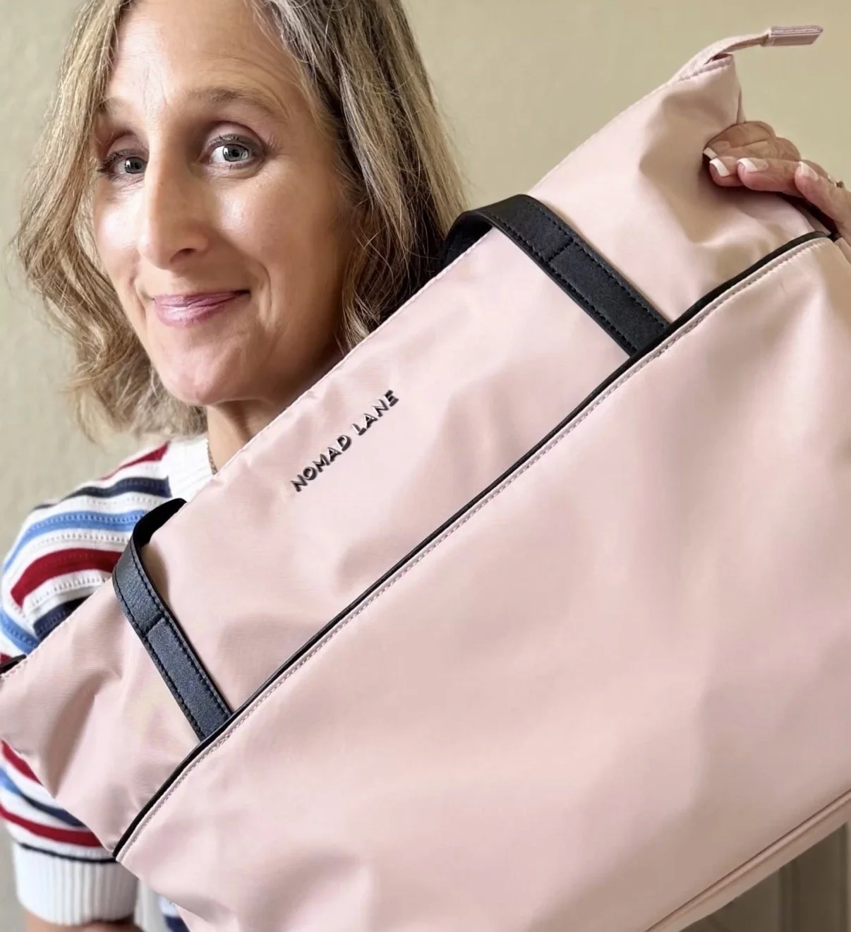 Nomad lane, origami tote, travel bag, That Pilot Wife Lady
