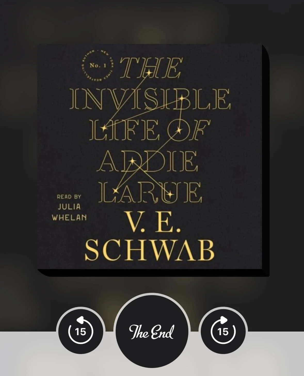 Audible book, The Invisible Life of Addie Larue