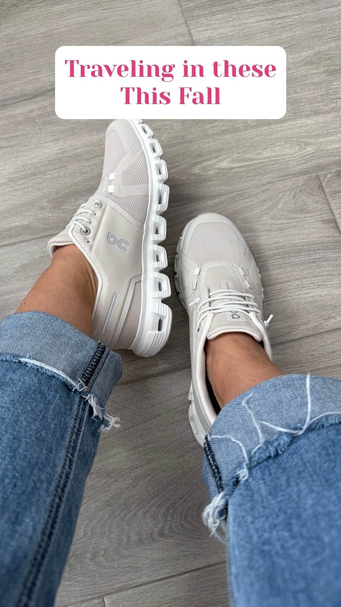 On Cloud sneakers, travel sneakers, walking