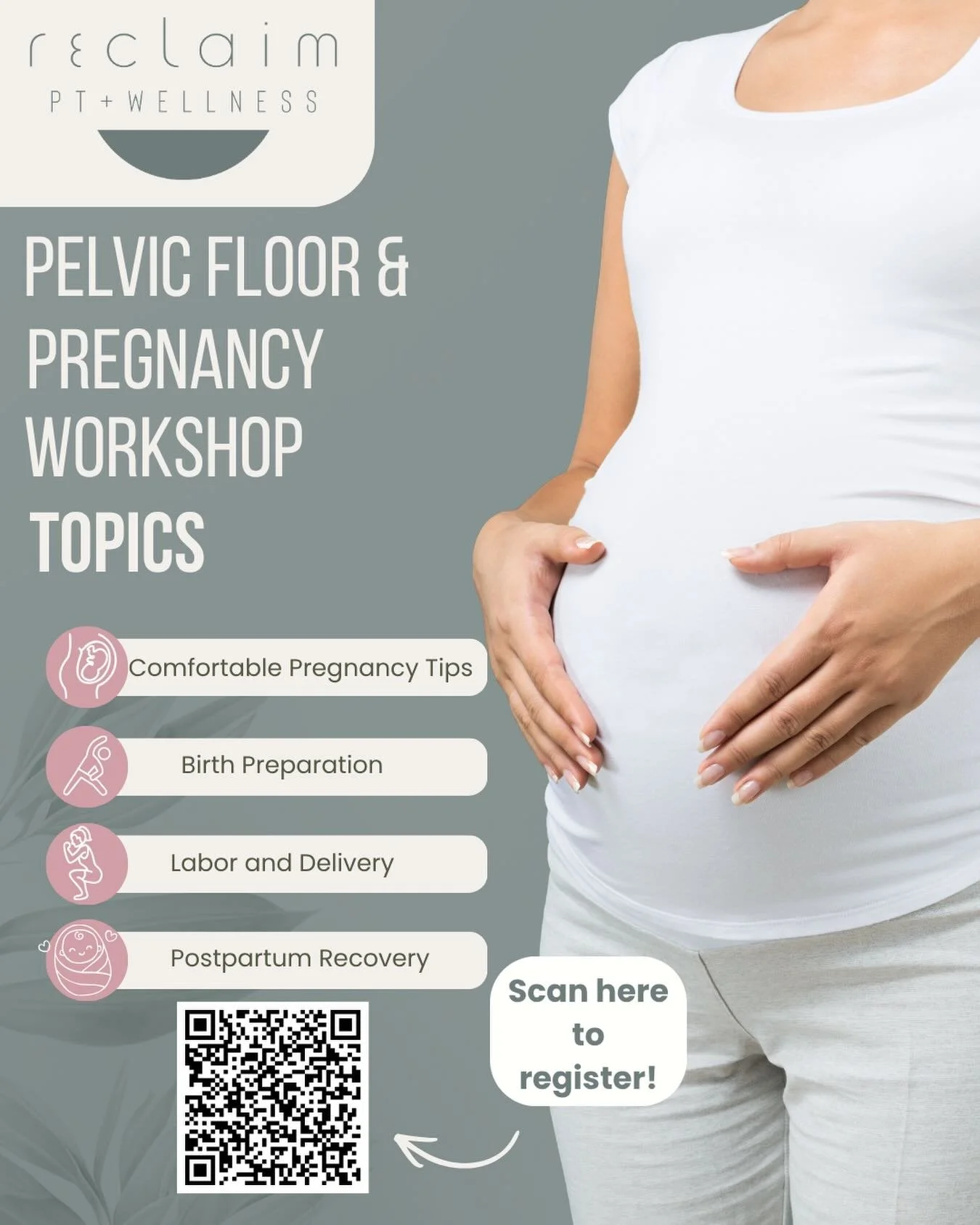 Calling all pregnant + postpartum mamas 🤍✨
Your body just did (or is doing!) something incredible&mdash;and it deserves the right kind of support 💪 We&rsquo;re hosting a workshop to help you feel strong, confident, and set up for success in your he