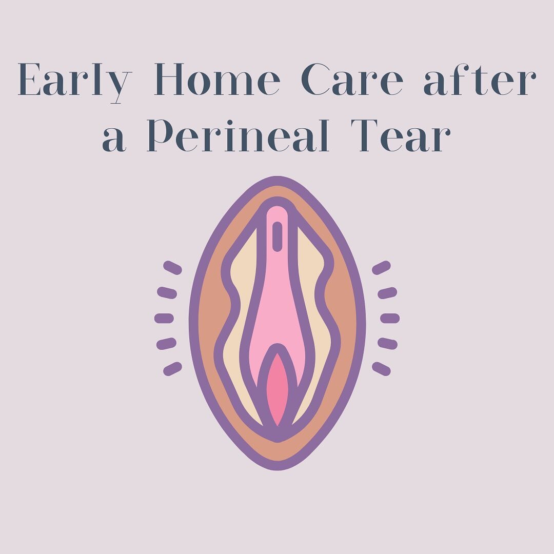 A perineal tear is a tear to the area between the vulva and the anus. This is most common in first time moms. 

Risks for tearing during a vaginal delivery include: 

❇️speed of delivery 
❇️babies positioning 
❇️increased stretch to the tissue. 

Tea