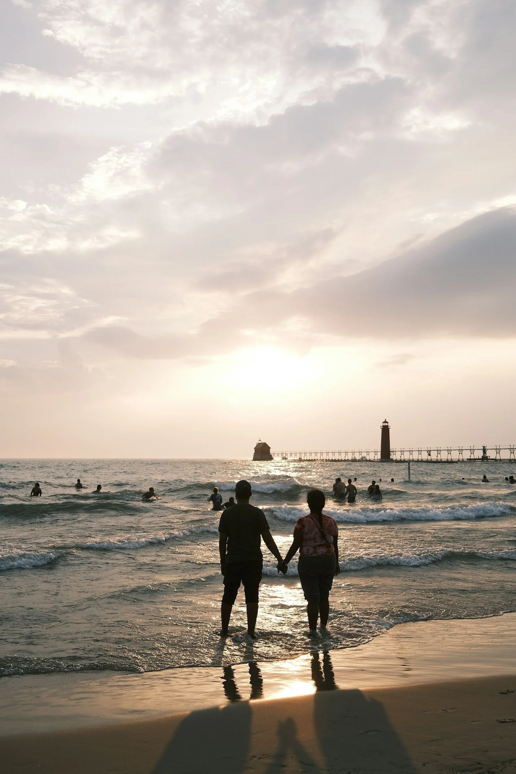 Couple on the beach at sunset. Counseling in Kalamazoo, MI for Men, Women & Couples | Greenleaf