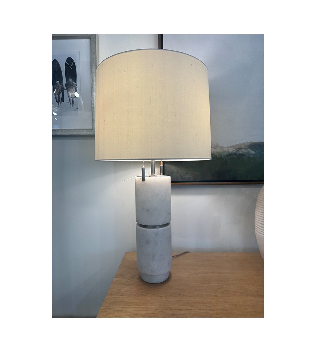LAST CALL - Baker Furniture Marble Table Lamp