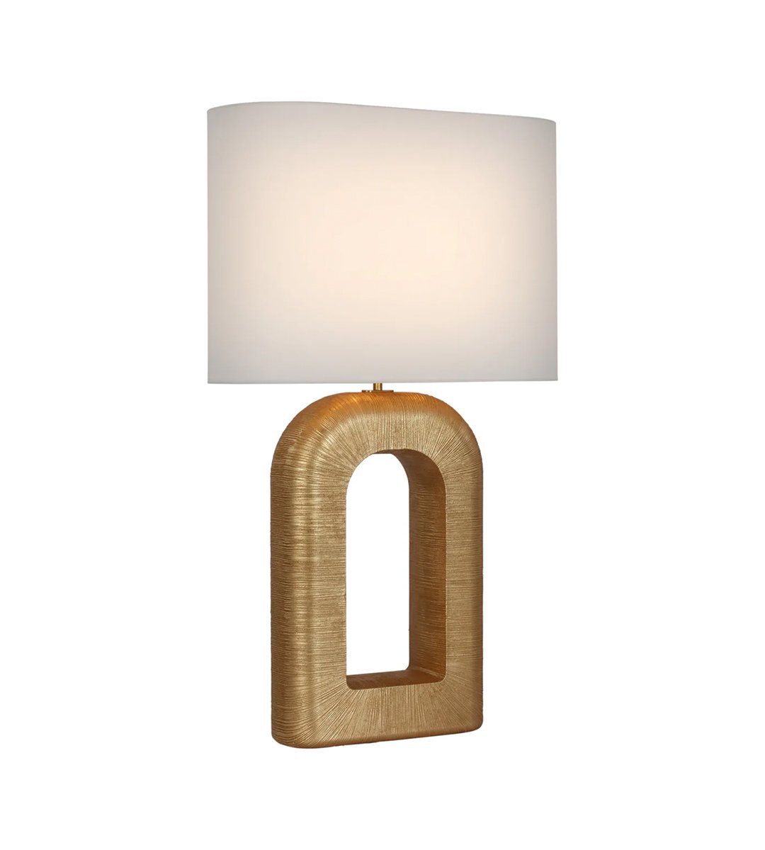 LAST CALL - Large Combed Gild Table Lamp