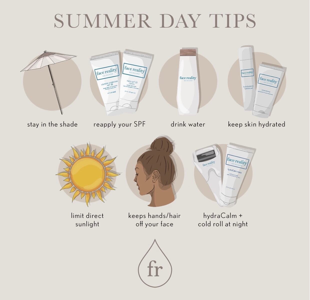 Hottest weekend of the whole summer! Happy Labor Day weekend.. but don&rsquo;t forget to follow these tips to keep your skin at its best while you have fun in the sun ☀️🕶