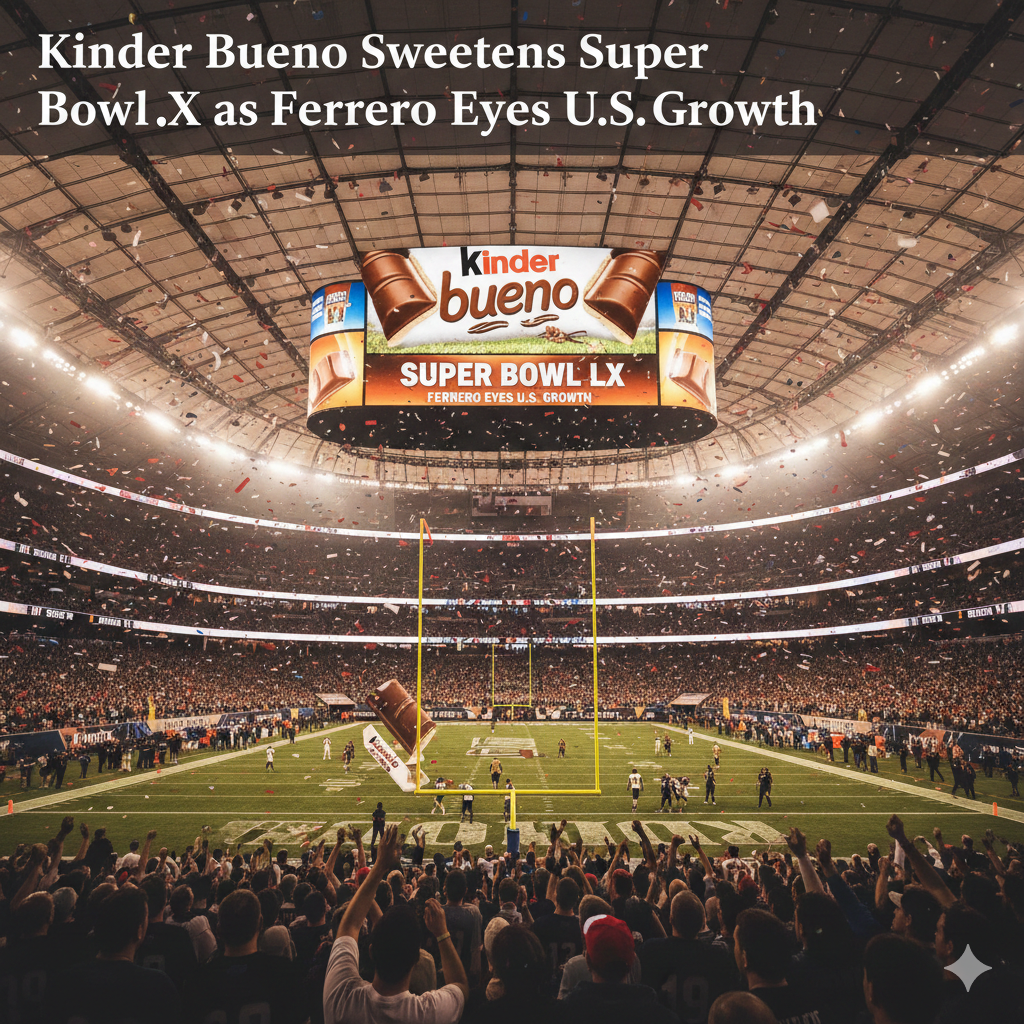 Kinder Bueno’s Super Bowl LX Play Signals a New Phase of U.S. Brand Positioning
