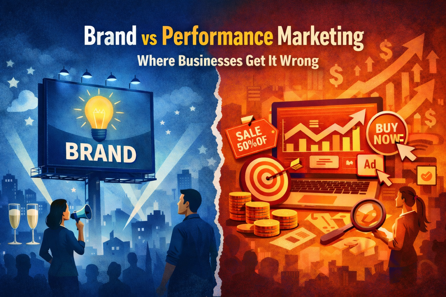 Brand vs Performance Marketing: Where Businesses Get It Wrong