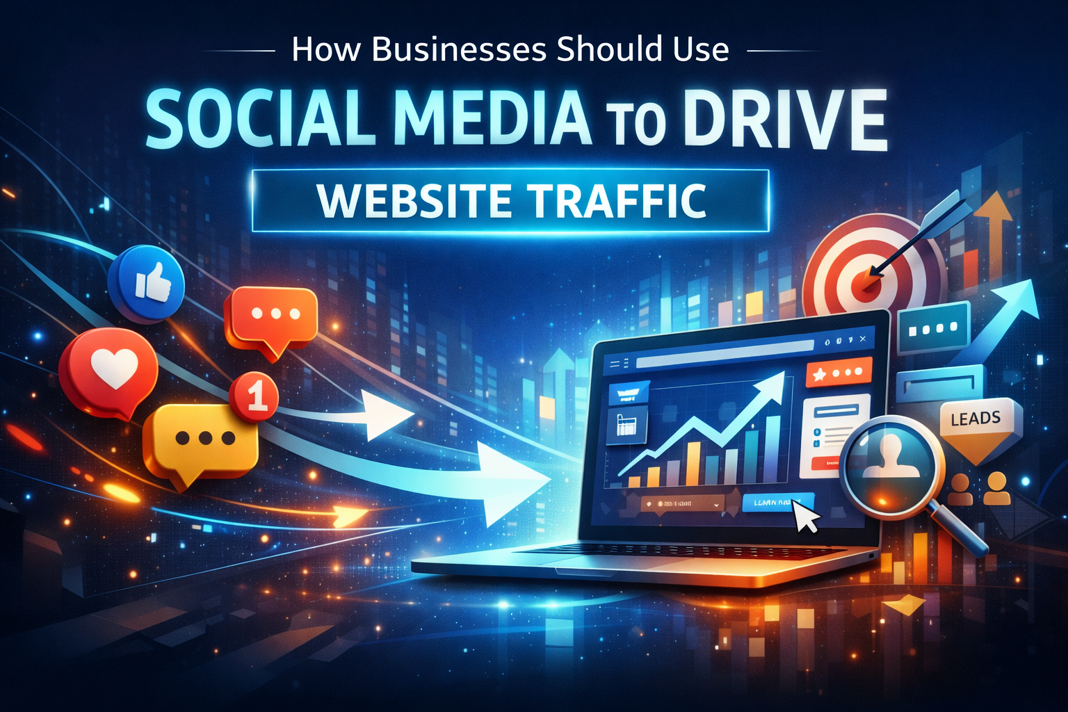 How Businesses Should Use Social Media to Drive Website Traffic